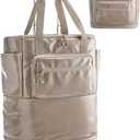 BAGSMART Rolling Duffle Bag with Wheels, 48L Expandable Carry on Luggage Bag, Large tote with Detachable Wheels for Travel Grocery Moving, Camel