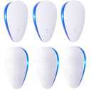 Upgraded 6 Packs Ultrasonic Pest Control Repeller, Electronic Spider Repellent Indoor for Insect Roaches Rodent Ant Bug Mosquito Rat Mouse Repellent Plug in for House Home Kitchen Garage