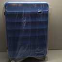 2pcs Anti-scratch ABS Hardside blue luggage Carry-On 20inch and 28inch Lightweight Spinner Suitcase