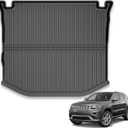 Cargo Mat Fit for 2011-2021 Jeep Grand Cherokee Rear Cargo Liner: All Weather Custom Fit Liner TPE Automotive Trunk Liner - Grand Cherokee Trunk Mat, Black