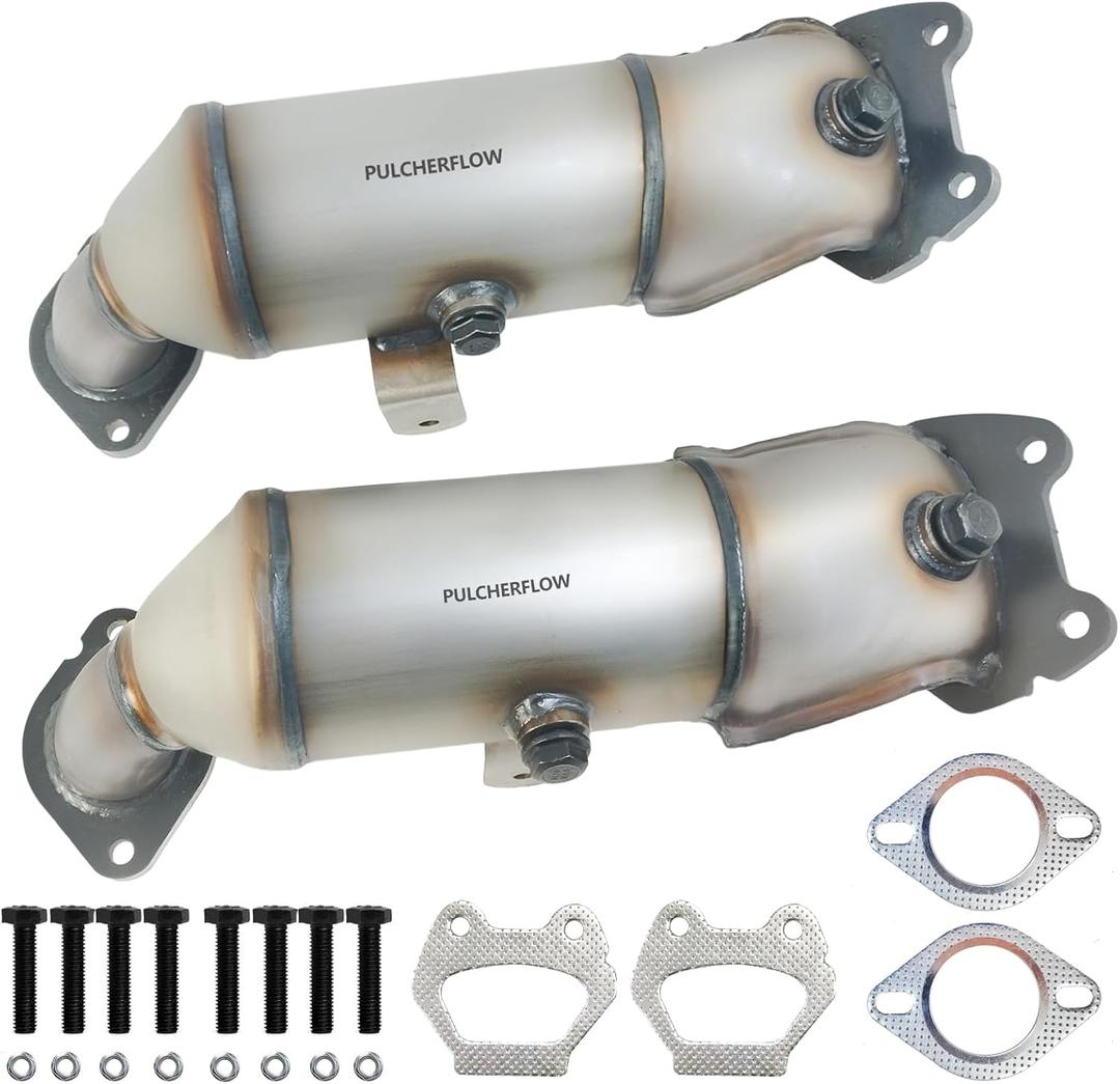 Front & Rear Catalytic Converter Compatible with 2014-2021 Dodge RAM Promaster 1500 2500 3500 3.6L V6 Catalytic Convertor High Performance (EPA Compliant)