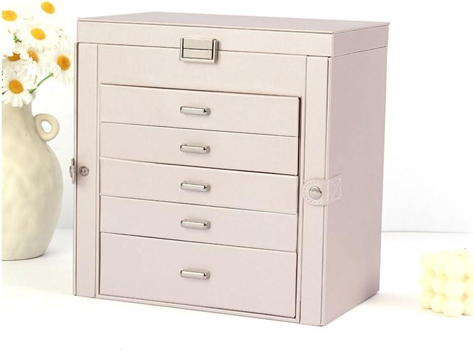 Jewelry Box Light Luxury Multi-Layer Large-Capacity Jewelry Storage Box Multi-Layer Drawer Necklace Earrings Jewelry Jewelry Box Jewelry Storage Box