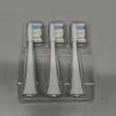 AquaSonic Proflex Replacement Brush Heads | for Whiter Teeth & Gum Care | Compatible with Many AquaSonic Toothbrush Handles (3 Pack White)