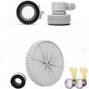 Kit for Skimmer Pump Replace Compatible with Convert SFX1000 or SFX1500 to Sand Pump Compatible Equipment and 2 Pack 10722/25009 1.25" to 1.5" Type B Hose adapters