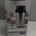 TOMAKEIT Airpot Coffee Carafe for Keeping Hot,102oz/3L Coffee Dispenser Thermal with Pump,Insulated Stainless Steel Hot Beverage Dispenser for Parties,Thermal Carafe for Hot Drinks Water Tea Chocolate