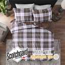 Madison Park Parkston Plaid King/ Cal King Comforter Set, 3 Piece Brown