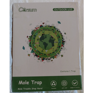 Carsum Mole Trap Gopher Trap Easy Set Eliminator Scissor Trap