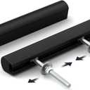 Goldenwarm 5 Pack Adjustable Drawer Pulls Black Cabinet Handles for Kitchen Hardware 1" to 4"(25-102 mm) Hole Distance