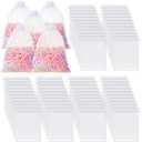 Kacctyen 200 Pcs Large Organza Bags White, 12 x 16 Inch Mesh Gift Drawstring Pouches Mesh Gift Bags Jewelry Pouch Party Wedding Favor Candy Bottle Sample Display Bag