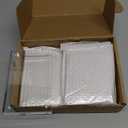 Egofine 4x6 Acrylic Frames 6 Pack, 20mm Thicker Frameless Clear Picture Frames, Double Sided Magnetic Picture Frames, Free Standing Desktop Display