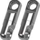 OROOTL Heavy Duty Fishing Swivels, 10pcs Ball Bearing Swivels Fishing Saltwater Barrel Swivels Heavy Duty Swivel Wind On Swivels for Sea Ocean Saltwater Fishing Connectors Tackle