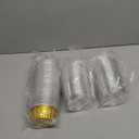 150 Pack Disposable Ramekins with Clear Lid, 5oz Golden Mini Cupcake Tins, Aluminium Foil Baking Cups for Muffin Tart Pie Tin Pan Holder for Party Favor Birthday Wedding