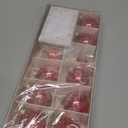 Whaline 12 Packs Christmas Gold Snowflake Ornament Place Card Holders with Name Cards Xmas Red Ball Seat Label Card Holders for Winter Wedding Holiday Table Sign