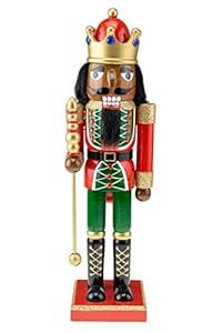 Clever Creations Traditional Wooden Collectible Soldier Decorative Nutcracker, Festive Christmas Décor, 14 Inch Tall Perfect for Shelves and Tables, 100% Wood