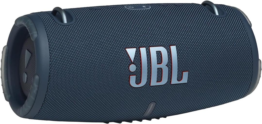 JBL Xtreme 3 - Portable Bluetooth Speaker, powerful sound and deep bass, IP67 waterproof, 15 hours of playtime, powerbank, PartyBoost for multi-speaker pairing (Blue)