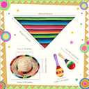 Saintrygo 4 Pcs Dog Sombrero Hat Set for Cinco De Mayo, Pet Mexican Costume with Bandana Scarf and Wooden Maracas, Fiesta Party Accessories for Dogs and Cats