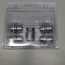 4Pcs M12x1.5 Wheel Lock Lug Nuts Set Anti-Theft Locking Lug Nuts with Wheels Lock Key Fit for 2001-22 Toyota Camry Fit for Lexus RX350 ES350 NX200T Fits for Corolla Avalon RAV4 Replace 00276-00900