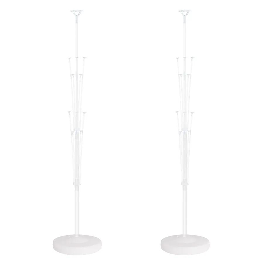 Balloon Column Stand Kit for Floor - Set of 2, Base and Pole,Balloon Tower Backdrop Decoration for Wedding, Birthday Party, or Bachelorette Parties (Balloons not included)