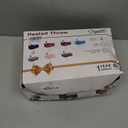 Homemate Heated Blanket Electric Throw - 50"x60" Heating Blanket Throw 1/2/4/6/8 Hours Auto-Off 10 Heat Level Over-Heat Protection Flannel Sherpa ETL Certification (02 - Navy Blue)