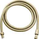 Purrfectzone Universal 72" Extra Long Shower Replacement Hose, Leak Proof Stainless Steel Shower Hose, Kink-free Anti-twisting design, Brushed Gold