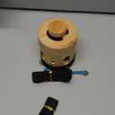 EXCEART Portable Moxibustion Box Smokeless Moxa Burner Holder for Abdomen Waist Shoulder Pain Relief and Relaxation Bamboo Moxa Burning Tool 3X3X3.93 Inch