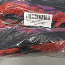 Mens Walking Sneakers-Slip on Sports Fashion Casual Running Shoes Lightweight Breathable Flying Knitting Lace Up Mesh Tennis Gym Athletic (9, Black/Red)