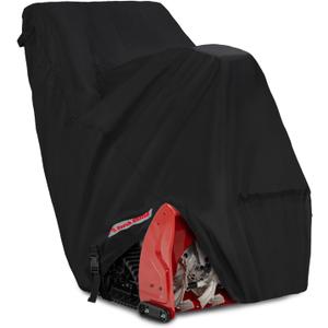 Porch Shield Snow Blower Cover Outdoor Snowblower Cover Waterproof Heavy Duty for Most Two Stage Snow Thrower 50''L x 30" W x 43" H Black