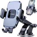 TORRAS Military-Grade Phone Holders for Your Car96+LBS Strongest SuctionCar Phone Holder Mount, Ultra-Durable Cell Phone Car Mount Truck for Dashboard Windshield Vent for iPhone 17 16 15 Pro Max Air (Gray)