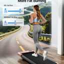 Superun Walking Pad with 6% Incline, Under Desk Treadmill for Home Office, 3 in 1 Portable Walking pad Treadmill with Remote Control, 2.5HP Quiet Mini Treadmills, 300 lbs Capacity
