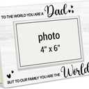 Dad Picture Frame Gifts from Daughter Son First Time Dad Gifts