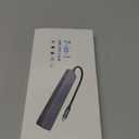 USB C HUB, 7 in 1 Hub Adapter, HDMI Output, 100W Power Delivery, USB C 3.0, 2 x USB 3.0 Ports, SD and Micro SD Card Reader, Compatible with Dell XPS/HP/Surface Laptops and other Type C Devices