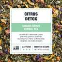 Tiesta Tea - Ginger Citrus Herbal Loose Leaf Tea | Lemon Ginger with Mint and Chamomile, Caffeine-Free, Hot or Iced, Refillable Tin, Makes Up to 50 Cups, 3 Ounce (EXP 01/29/27)