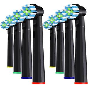 Replacement Heads Compatible with Oral B Replacement Heads, Toothbrush Heads Compatible with Oral B Pro 500 1000, Smart 2000, Genius X Electric Toothbrush Handles