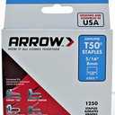 Arrow Fastener 505 36 Pack 5/16in. T50 Heavy Duty Staples, 1,250 Staples Per Pack