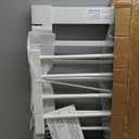 Babelio 36" Tall Dog Gate PressGuard C5, 26-40" Wide Auto Close Baby Gate, Pressure Mounted Metal Pet Gate, Easy Install No Drilling, No Tools Needed, with Wall Protectors and Extension Kits, White