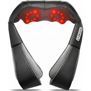 UFFAE Shiatsu Neck and Back Massager with Heat, Electric Deep Tissue Kneading Neck and Shoulder Massage (NOT Cordless)