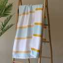 Sewing Down South Striper Peshtemel Beach Towel 28"×60"