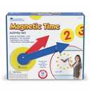 Learning Resources Magnetic Time Activity Set, Homeschool, Time Telling, Basic Math Skills, Giant Demo Clock, Whiteboard Accessories, Grades K+, Ages 5+