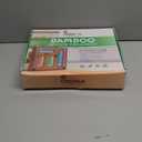 6 IN 1 Bamboo Baggie Organizer for Drawer with Labels, Expandable Storage Bag Organizer with Aluminum Foil and Saran Wrap Cutter Compatible with Quart, Gallon, Sandwich and Snack Size Bags