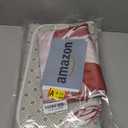 4 Pcs Burgundy Watercolor Floral Shower Curtain Sets with Rug, Toilet Lid Cover and Bath Mat, Botanical Flower Shower Curtain for Purple Bathroom Decor, White Fabric Waterproof Bathroom Set