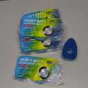 Dish Wand Refills Sponge Head with Hole,Non Scratch Dishwand Refill Heavy Duty Replacement Head,Soap Control Dispensing Scrubbers for Kitchen,Pans,Dishwasher Tools,Compatible Sponges Scrub with Handle (12Pcs, Blue)