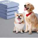 4 Pack 36" x 38" Washable Puppy Pads - Leakproof Quick Drying Pee Pads for Dogs, Reusable Pet Training Pads, Anti-Slip Floor Mat for Dogs, Cats, Bunny, Seniors Bed Pad