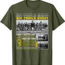 Black Female Heroes of 6888th Battalion WWII T-Shirt, Size L