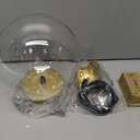 JAGORI Glass Pendant Light,Mid Century Modern Light Fixture,Hanging Lights for Kitchen Island,Bathroom, Bedroom,Hallway Foyer (Gold, 8 in)