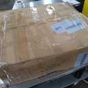 LITTLE TREE Round Dining Table for 4-6 People, 47 Inches Dining Room Table with Wooden Pedestal Base, Brown Dinner Tables, Circle Kitchen Tables for Dining Room, Kitchen, Living Room(Table Only)