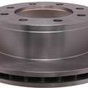 ACDelco Silver Rear Brake Rotor 18A926A | GM 19241878 Brake Rotors for Select Chevy Silverado, Chevrolet Suburban, Avalanche, GMC Sierra, Savana, Yukon XL, and more