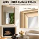 Gold Bathroom Mirror 24x36 Inch, Rectangle Vanity Mirror