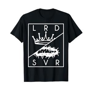 Vintage Jesus Christian Lord & Savior Graphic 2 T-Shirt L