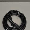 YAMATIC Pressure Washer Hose 25 FT 1/4" ID, USA Standard M22 Brass Fittings, 3200 PSI Kink-Resistant Replacement for High Power Washers