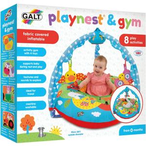 Galt Toys, Playnest & Gym - Farm, Baby Activity Center & Floor Seat, includes 1 x Inflatable ring
